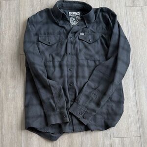 DIXXON Charcoal Plaid Button-Up Shirt